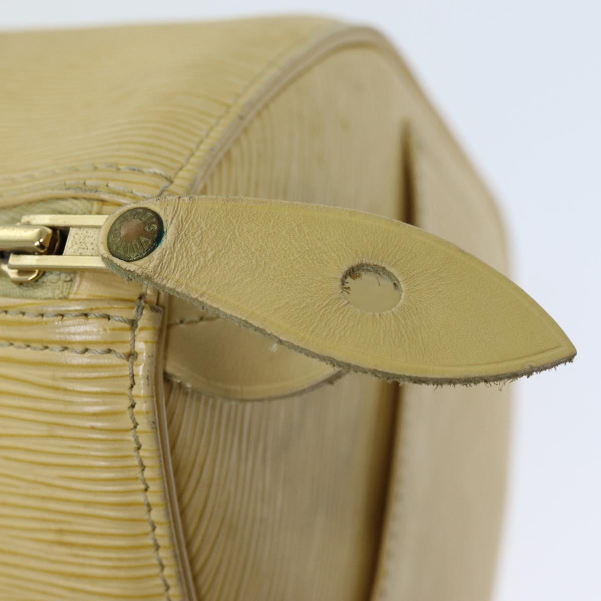 LOUIS VUITTON Epi Speedy 25 Hand Bag Vanilla M4301A LV 75748