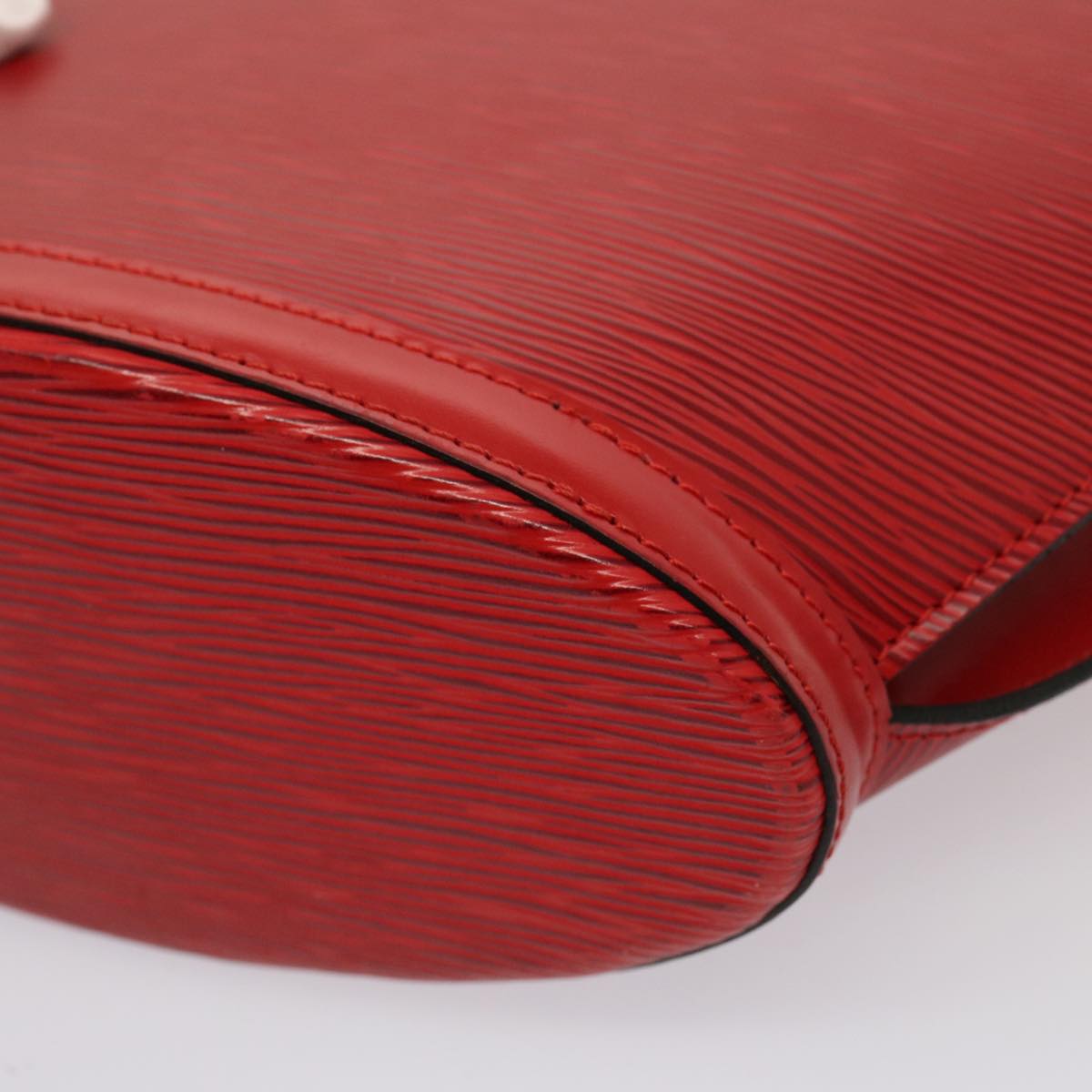 LOUIS VUITTON Epi Saint Jacques Shoulder Bag Red M52277 LV 75750