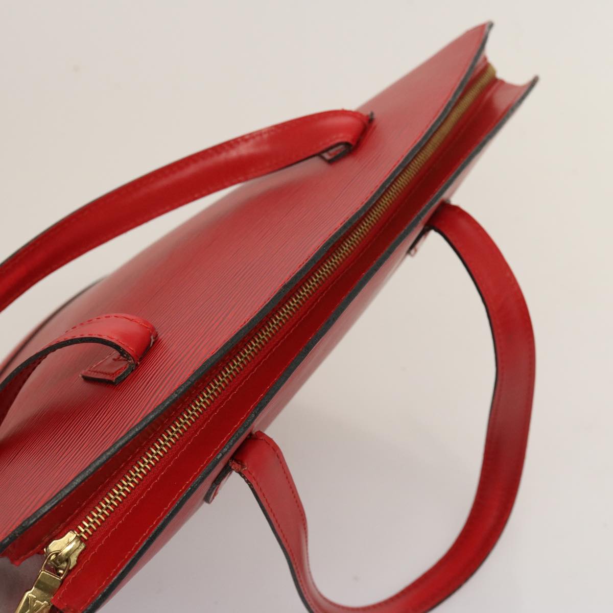 LOUIS VUITTON Epi Saint Jacques Shoulder Bag Red M52277 LV 75750