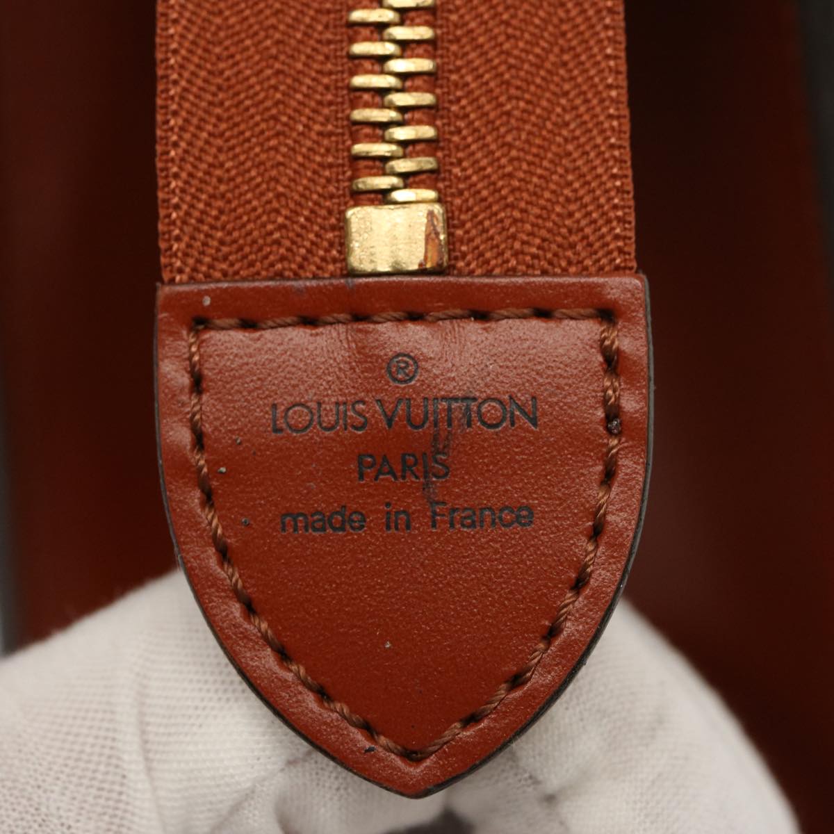 LOUIS VUITTON Epi Riviera Hand Bag Brown M48183 LV 75753