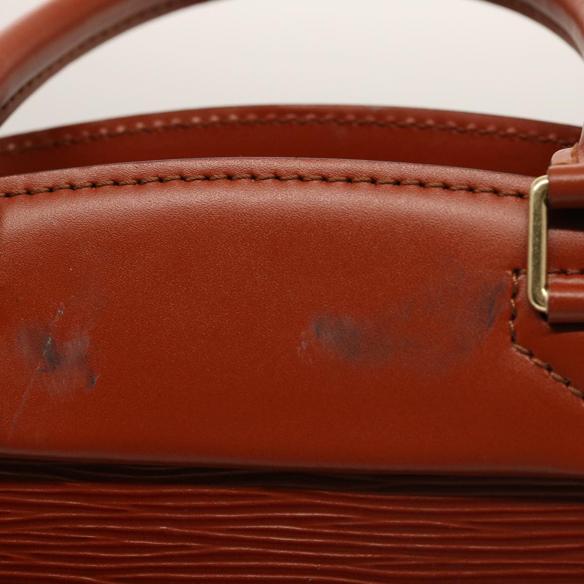 LOUIS VUITTON Epi Riviera Hand Bag Brown M48183 LV 75753