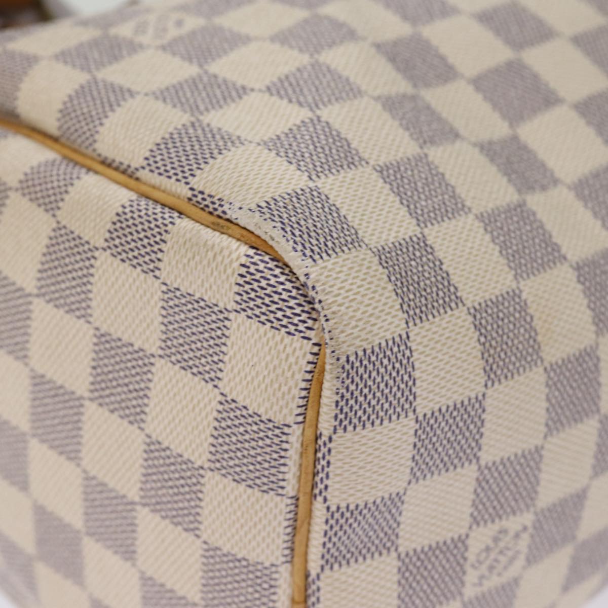 LOUIS VUITTON Damier Azur Speedy 25 Hand Bag N41534 LV 75765
