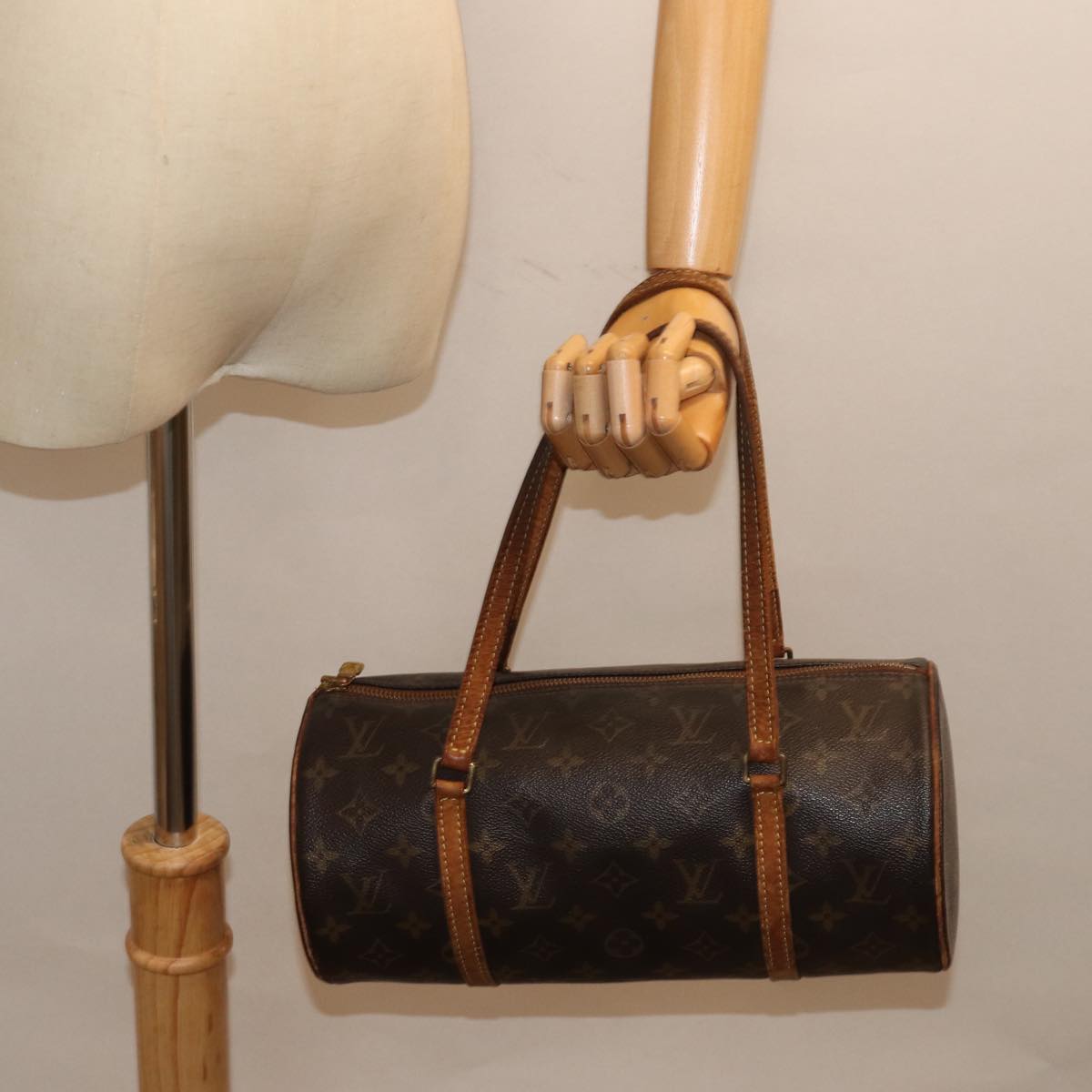LOUIS VUITTON Monogram Papillon 30 Hand Bag Vintage M51385 LV 75771