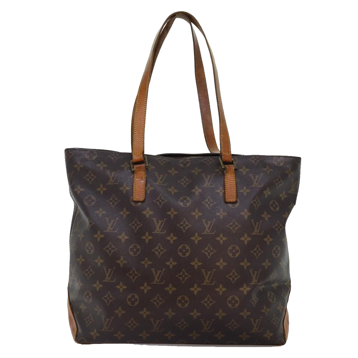 LOUIS VUITTON Monogram Cabas Mezzo Tote Bag M51151 LV 75776