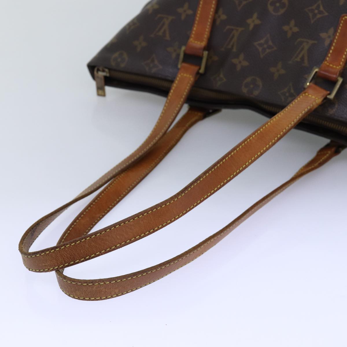 LOUIS VUITTON Monogram Cabas Mezzo Tote Bag M51151 LV 75776