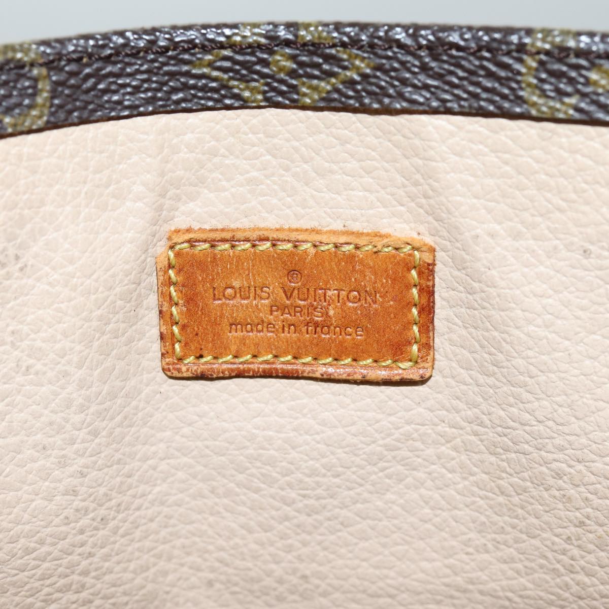 LOUIS VUITTON Monogram Sac Plat Hand Bag M51140 LV 75778