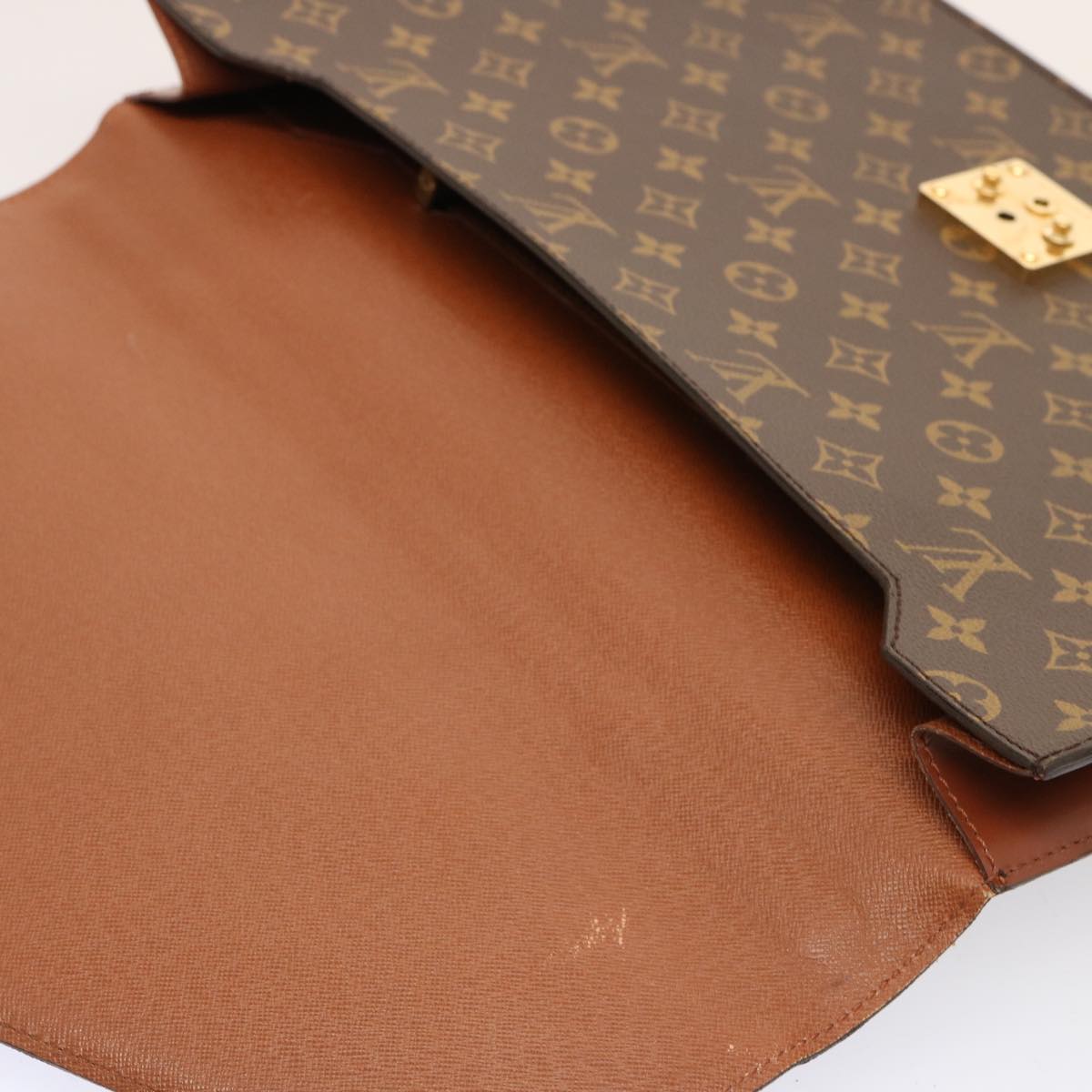 LOUIS VUITTON Monogram Porte Documents Bandouliere Bag M53338 LV 75779