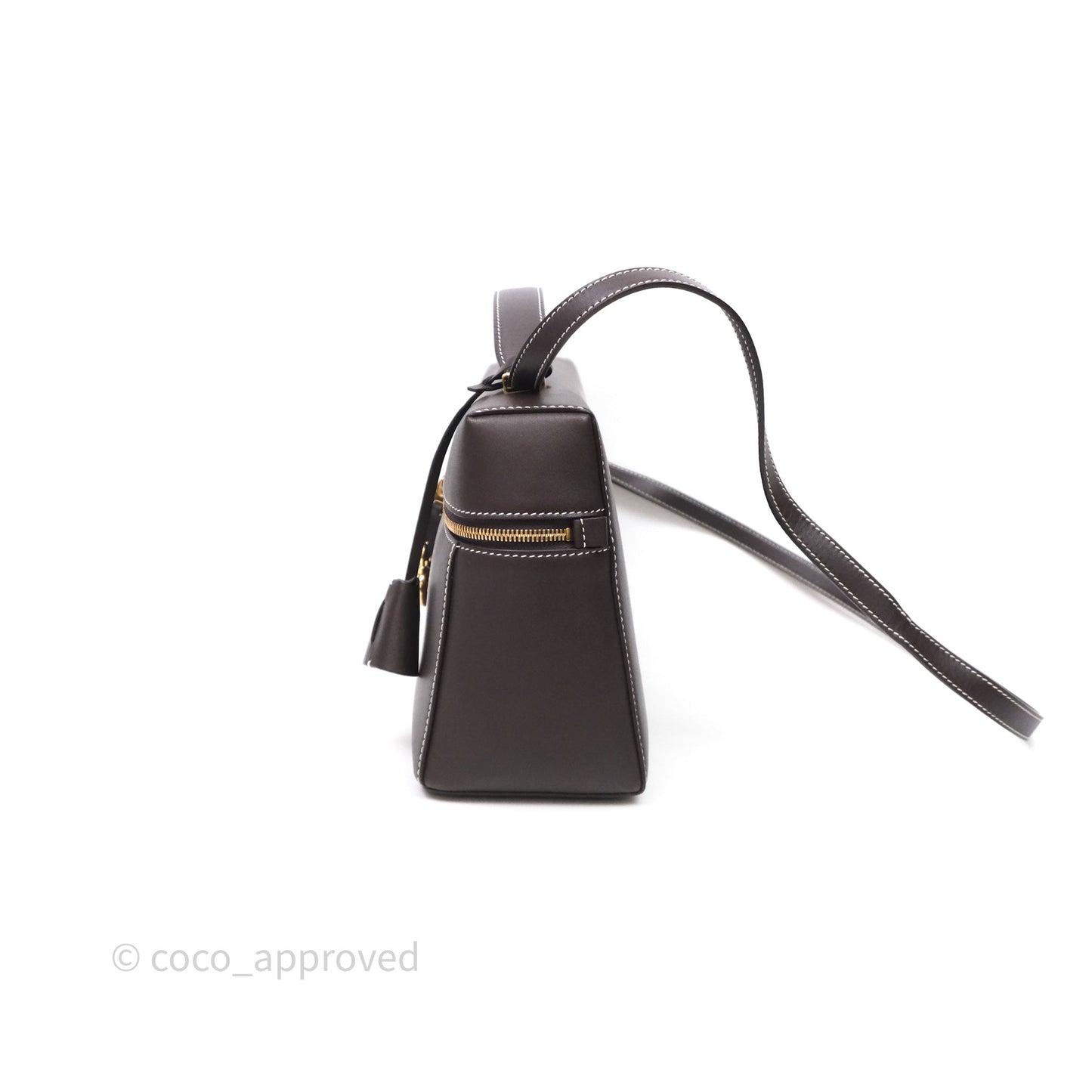 Loro Piana Extra Bag L27 Dark Choco Licorice Smooth Calfskin