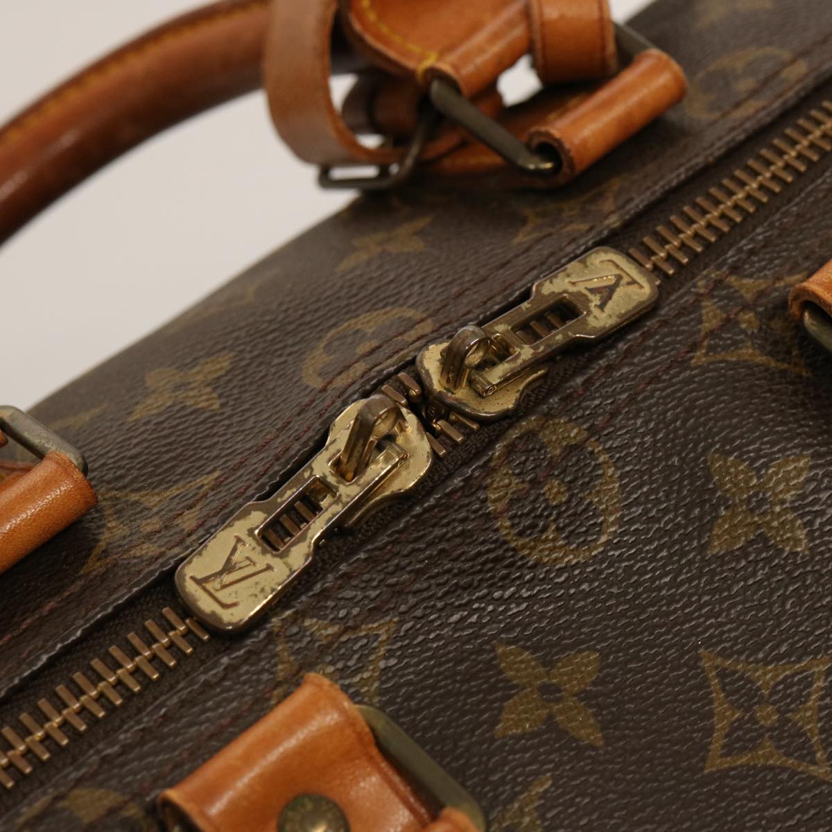 LOUIS VUITTON Monogram Keepall 45 Boston Bag M41428 LV 75788