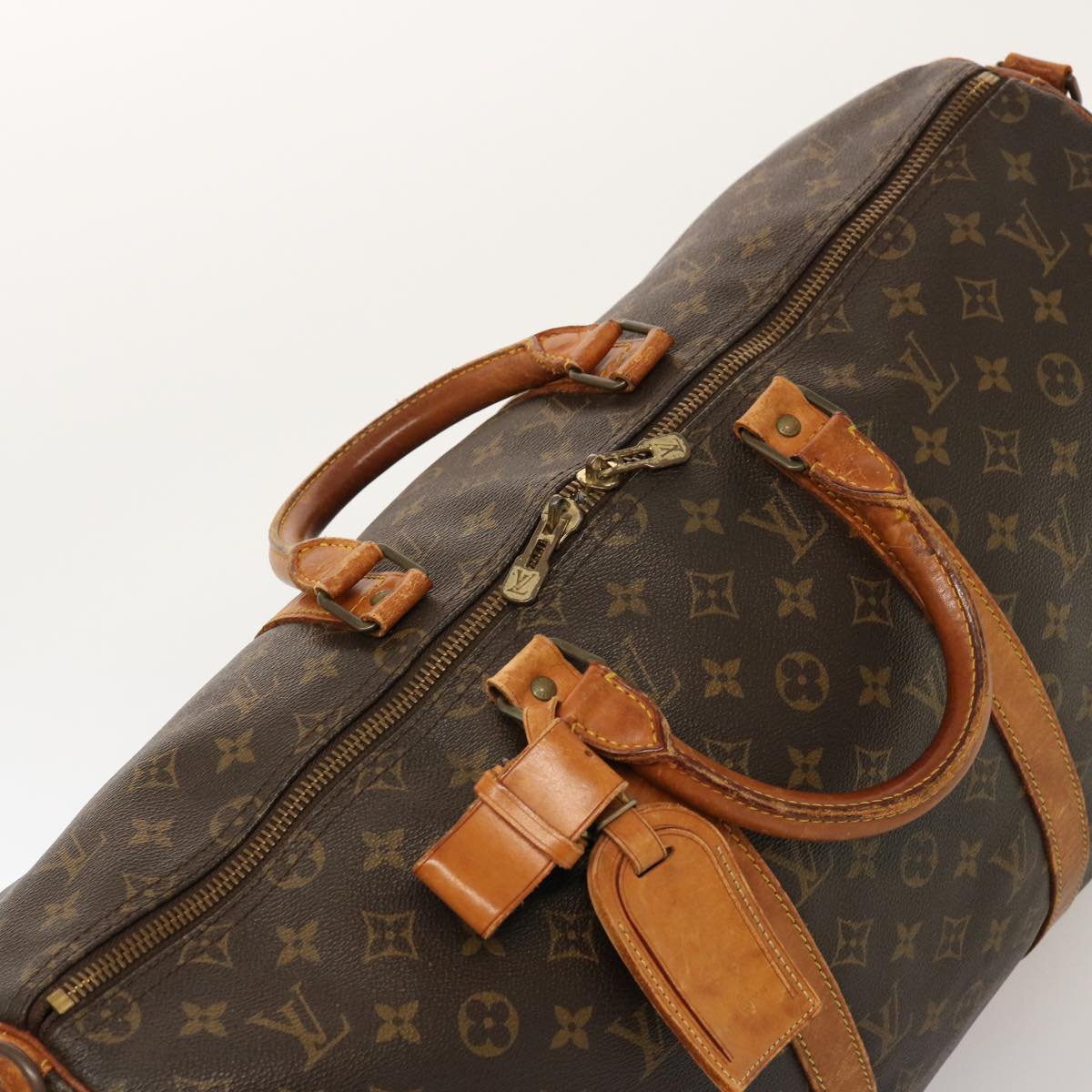 LOUIS VUITTON Monogram Keepall Bandouliere 50 Boston Bag M41416 LV 75790
