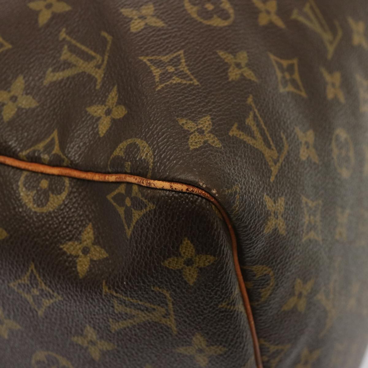 LOUIS VUITTON Monogram Keepall 55 Boston Bag M41424 LV 75793