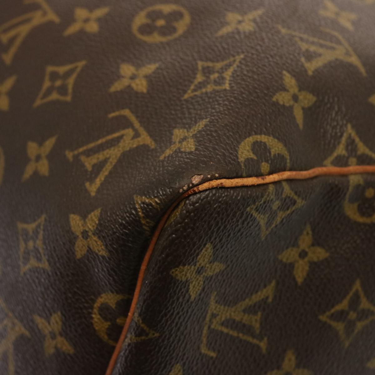 LOUIS VUITTON Monogram Keepall 55 Boston Bag M41424 LV 75793