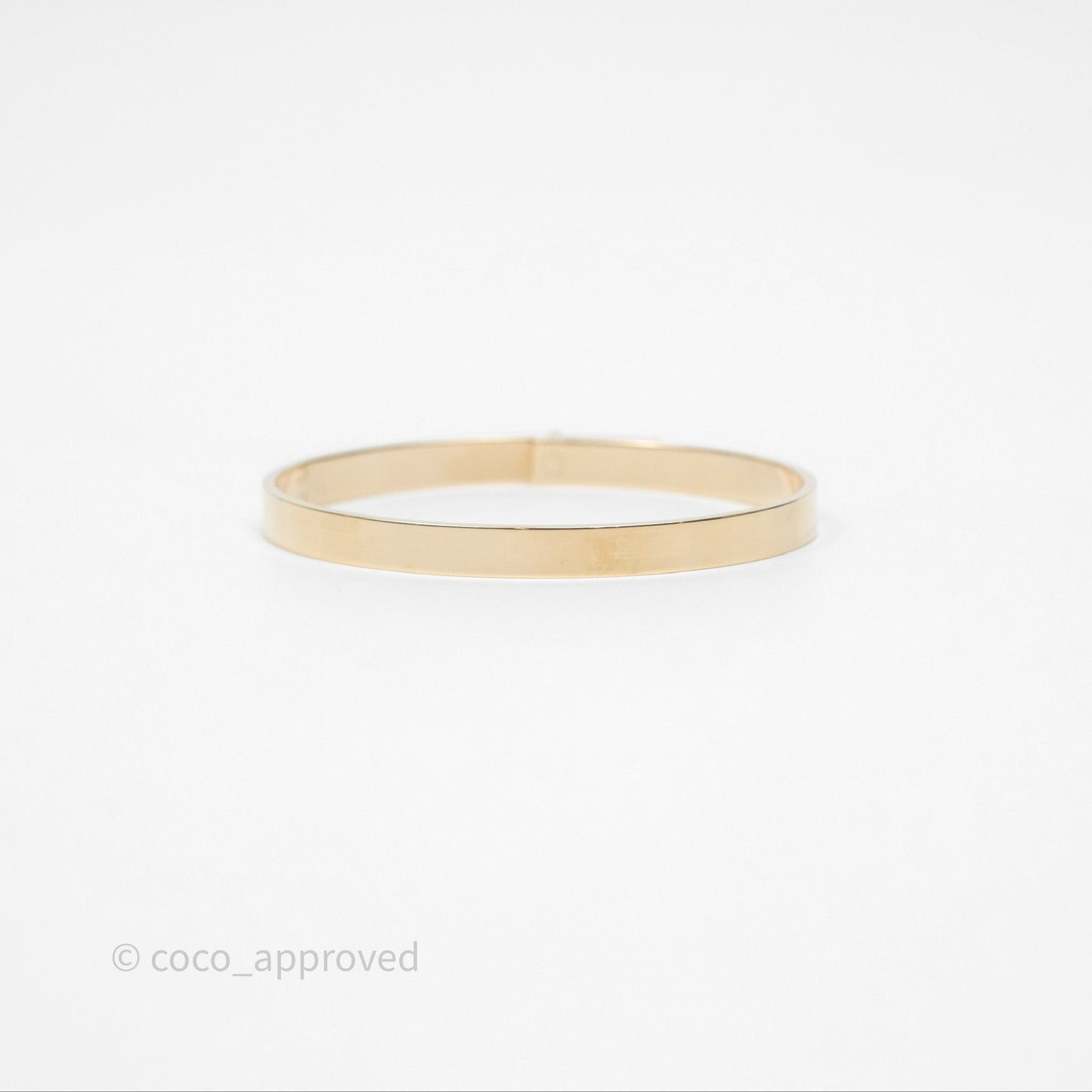 Hermès Kelly Bracelet PM 4 Diamonds Rose Gold