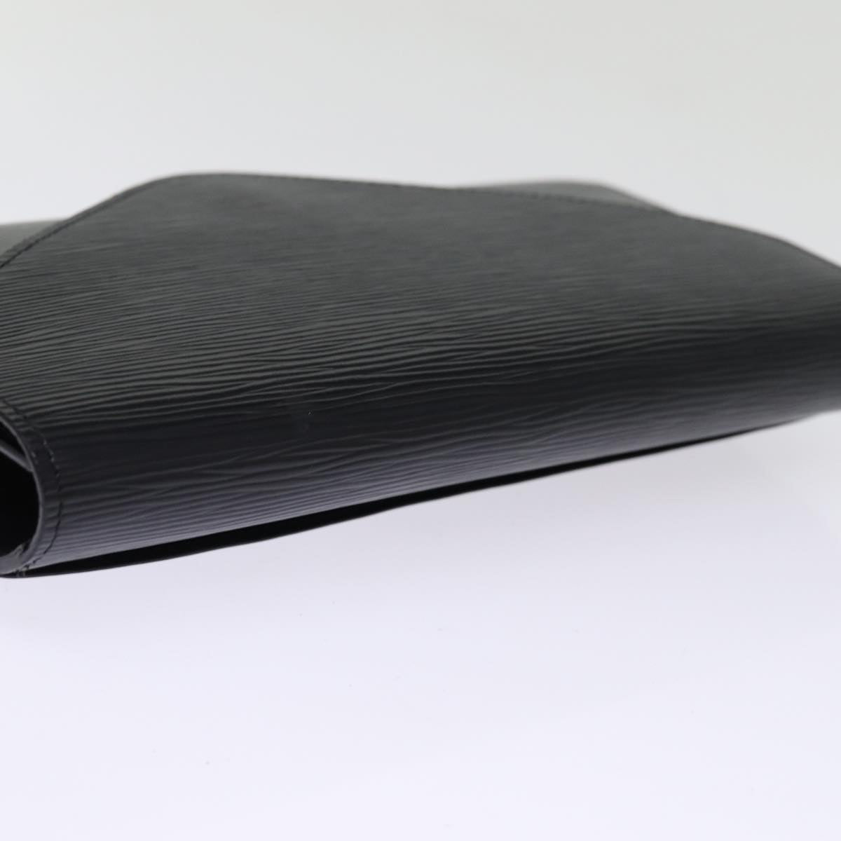 LOUIS VUITTON Epi Art Deco Clutch Bag Black M52632 LV 75847