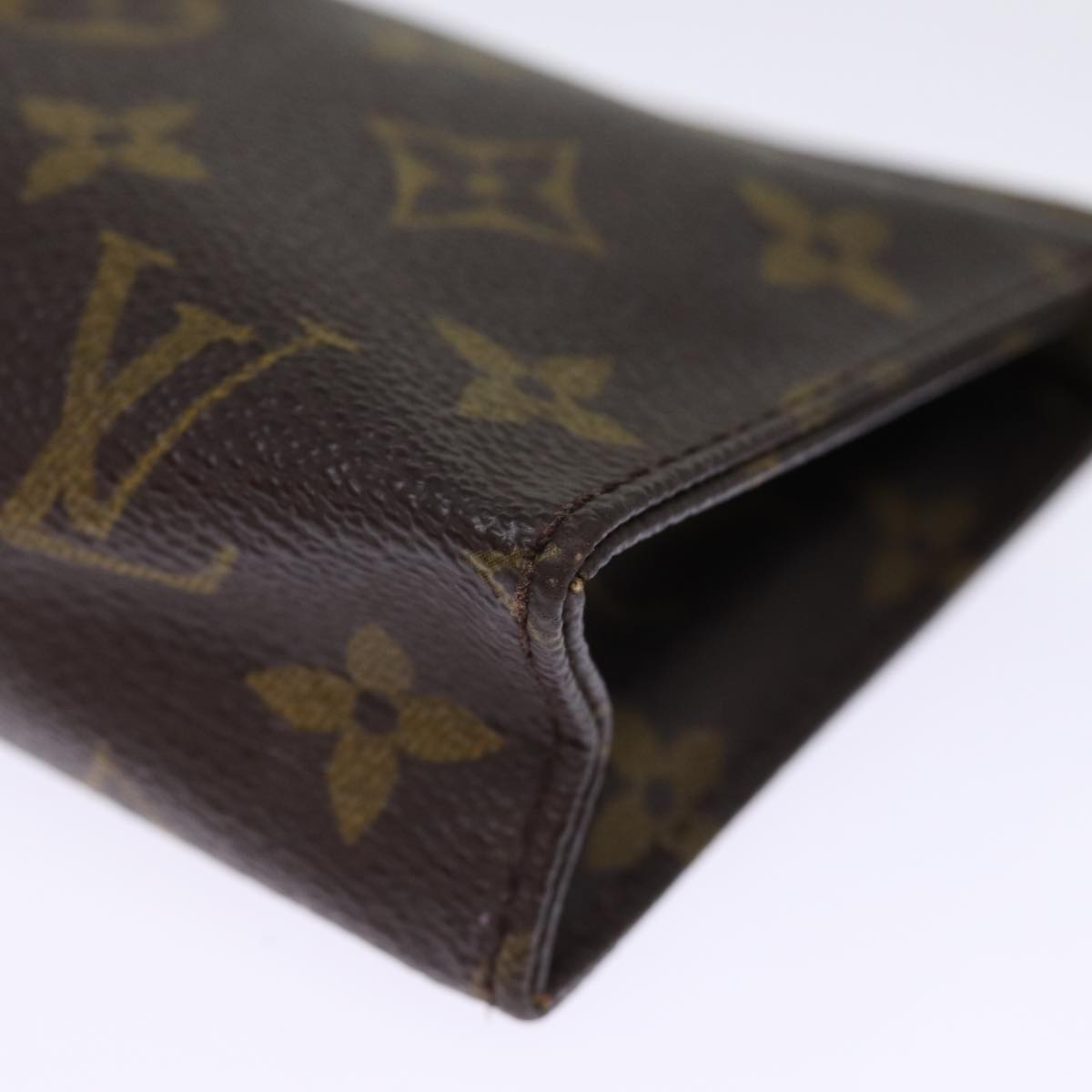 LOUIS VUITTON Monogram Poche Toilette 15 Pouch M47546 LV 75858
