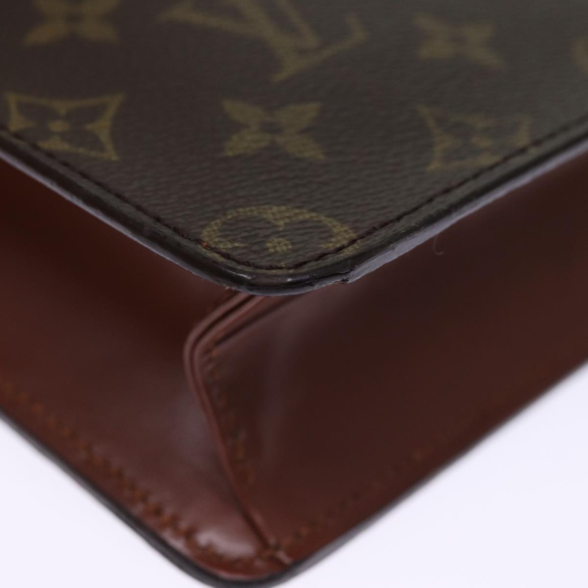 LOUIS VUITTON Monogram Pochette Homme Clutch Bag M51795 LV 75863