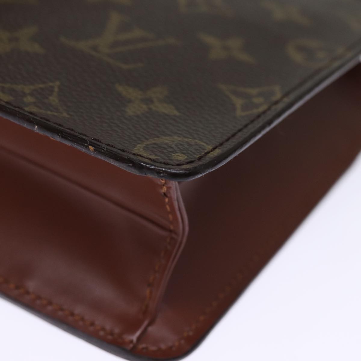 LOUIS VUITTON Monogram Pochette Homme Clutch Bag M51795 LV 75863