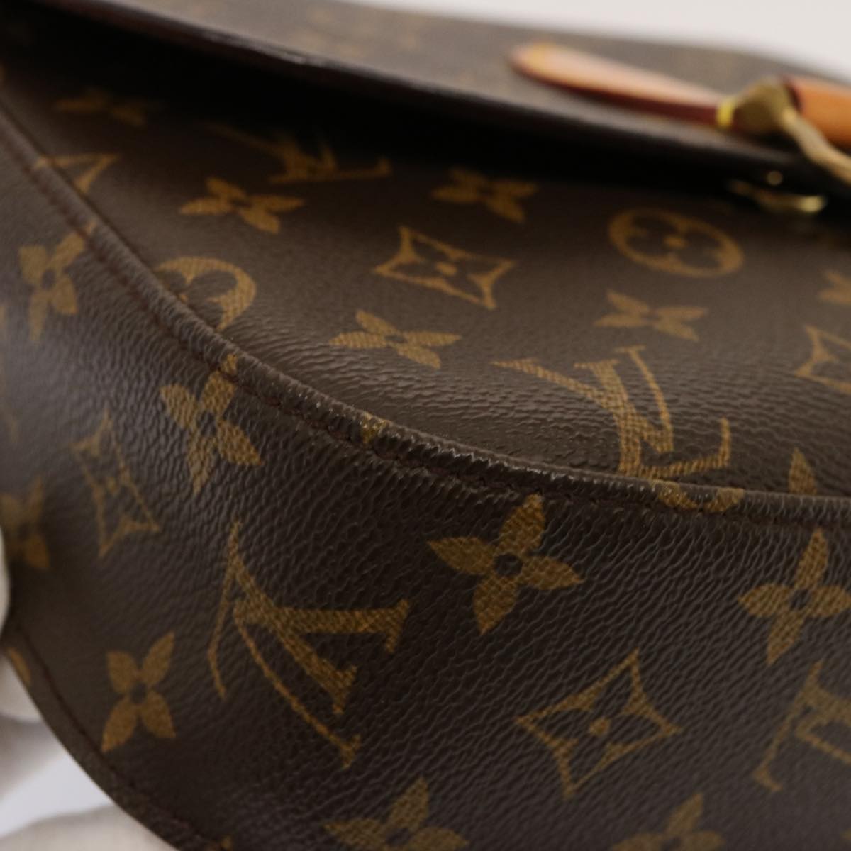 LOUIS VUITTON Monogram Saint Cloud GM Shoulder Bag M51242 LV 75865