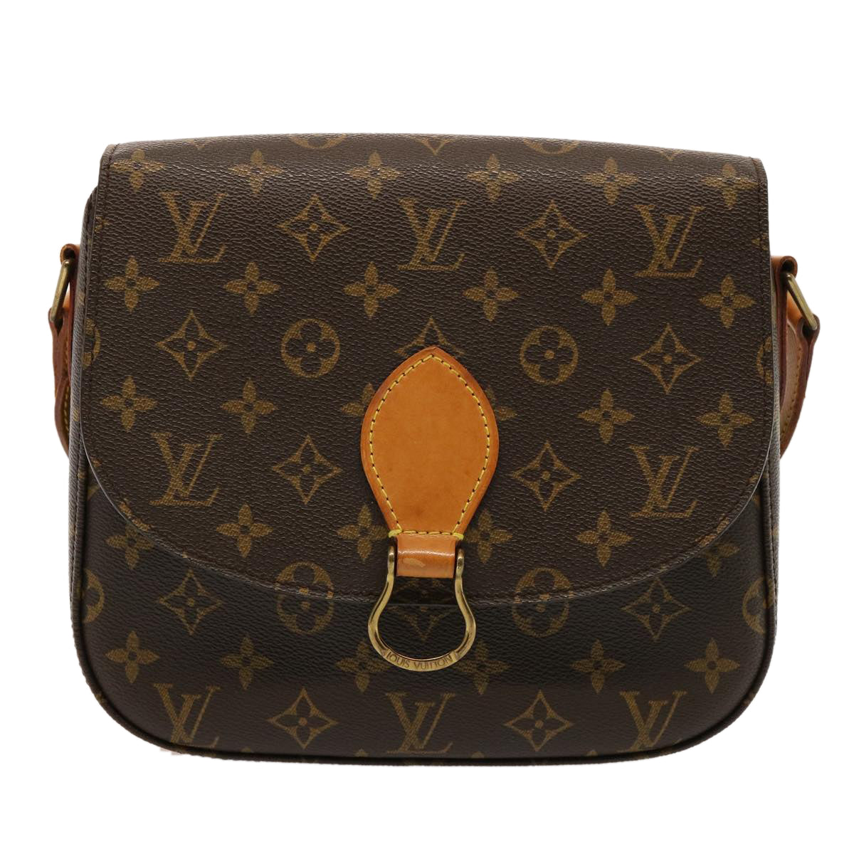 LOUIS VUITTON Monogram Saint Cloud GM Shoulder Bag M51242 LV 75865