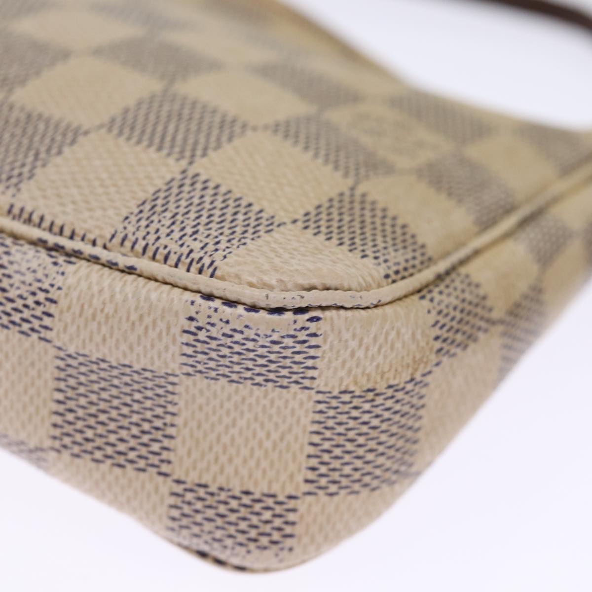 LOUIS VUITTON Damier Azur Pochette Accessoires Pouch N51986 LV 75871