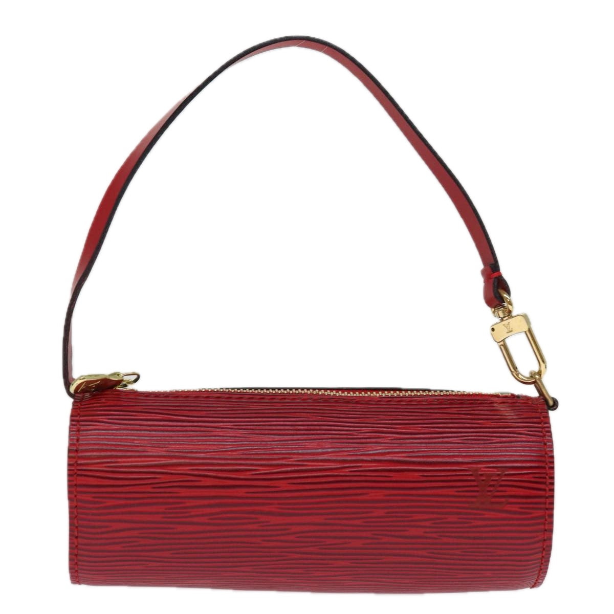 LOUIS VUITTON Epi Soufflot Pouch Accessory Pouch Red LV 75877