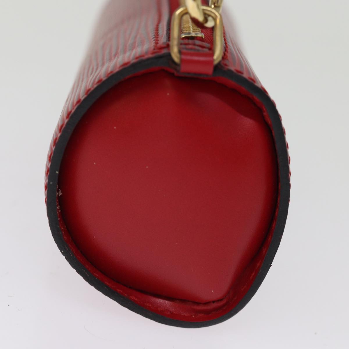 LOUIS VUITTON Epi Soufflot Pouch Accessory Pouch Red LV 75877