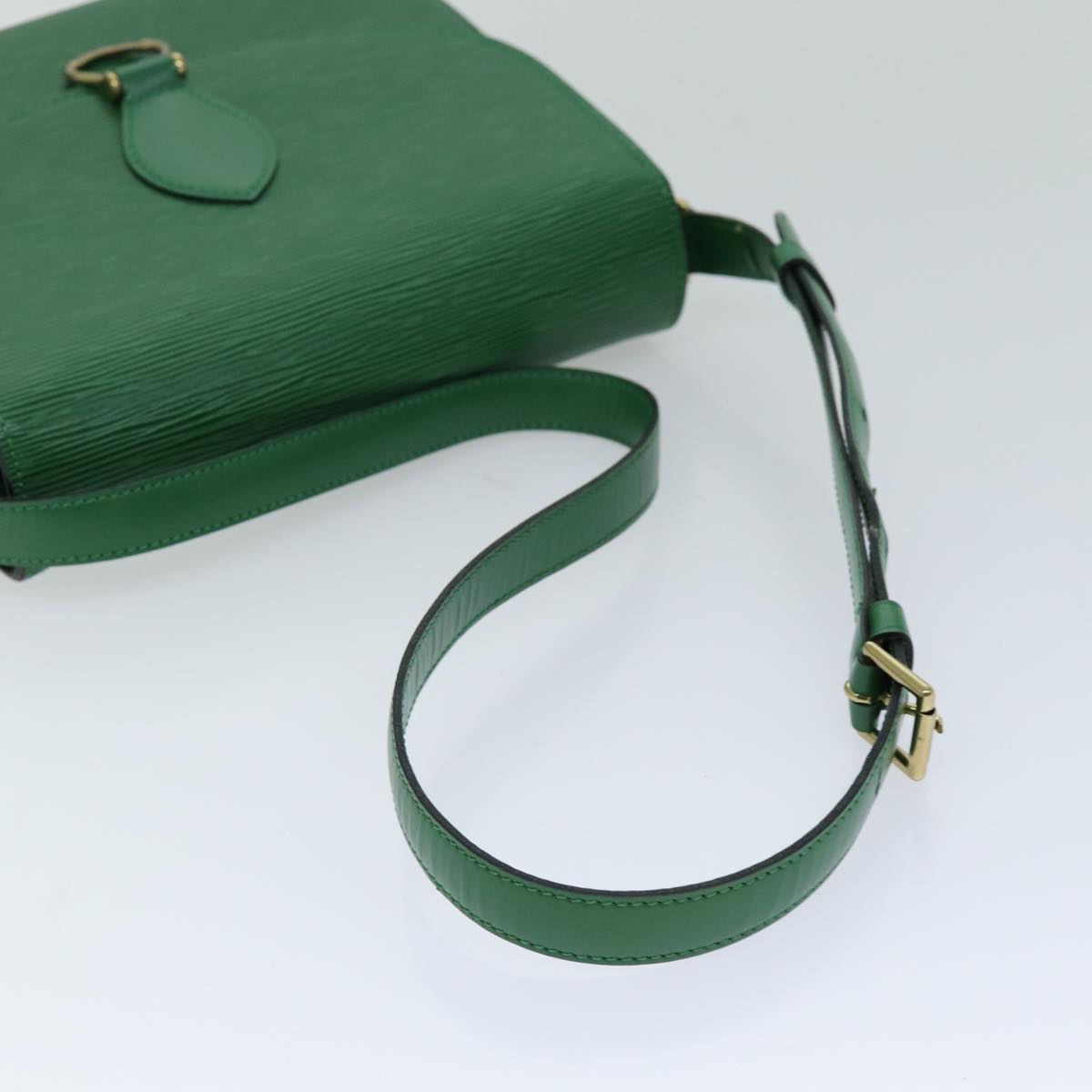 LOUIS VUITTON Epi Saint Cloud GM Shoulder Bag Green M52194 LV 75878