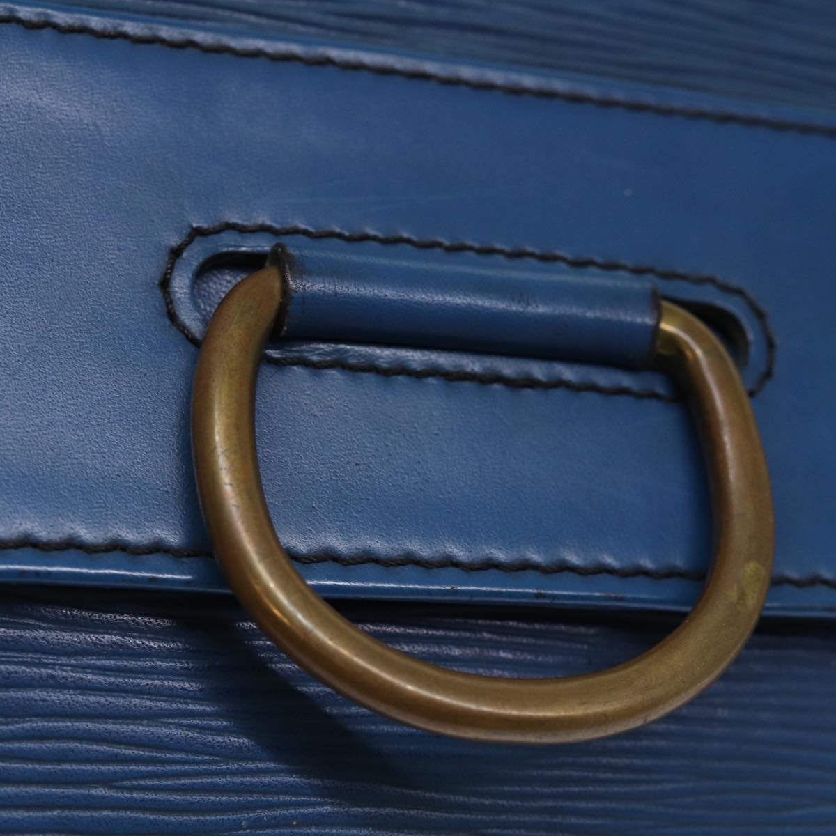 LOUIS VUITTON Epi Jena Clutch Bag Blue M52715 LV 75880