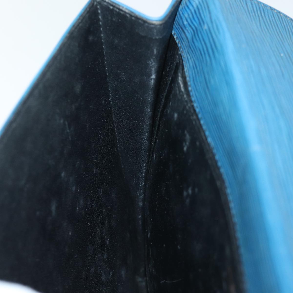 LOUIS VUITTON Epi Jena Clutch Bag Blue M52715 LV 75880