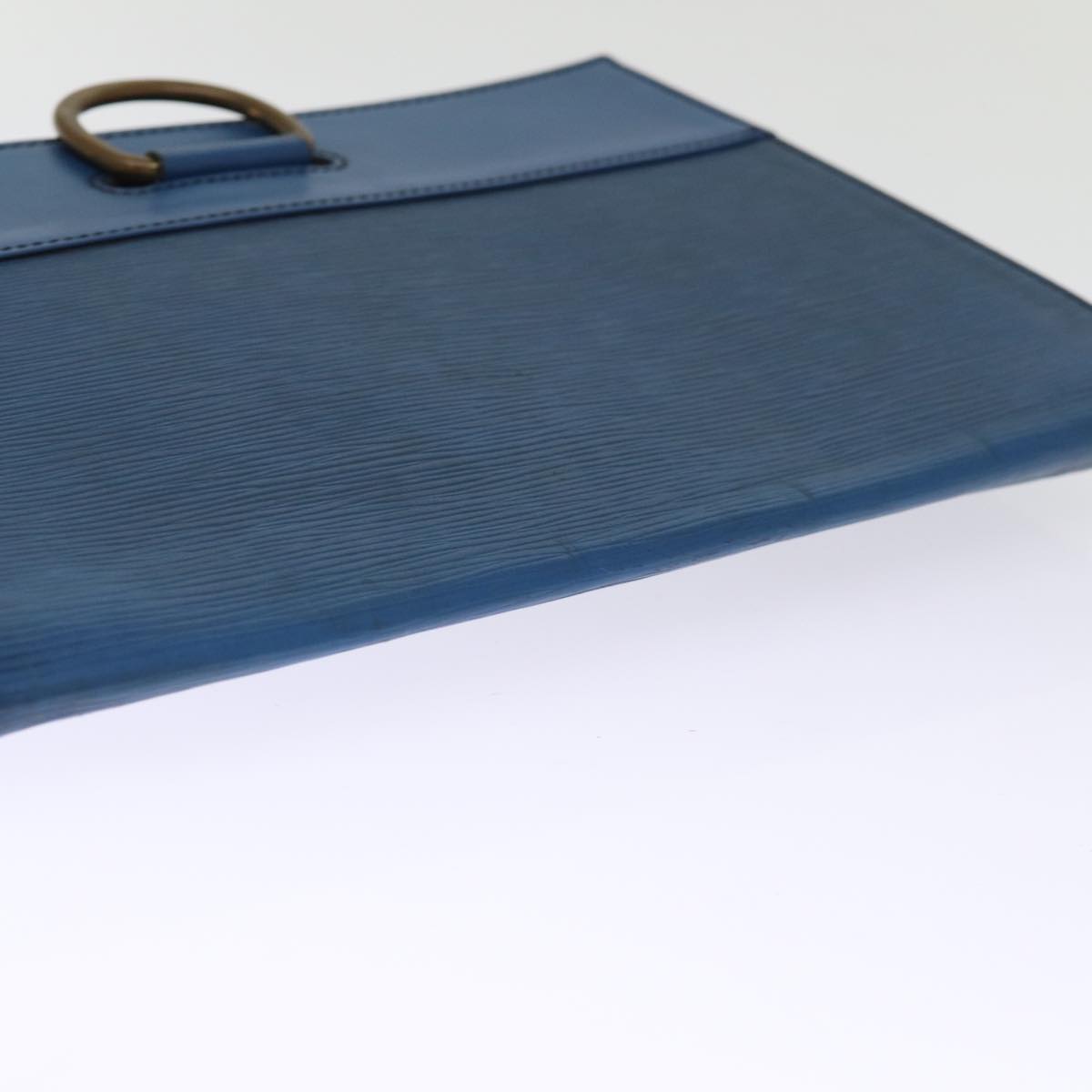 LOUIS VUITTON Epi Jena Clutch Bag Blue M52715 LV 75880