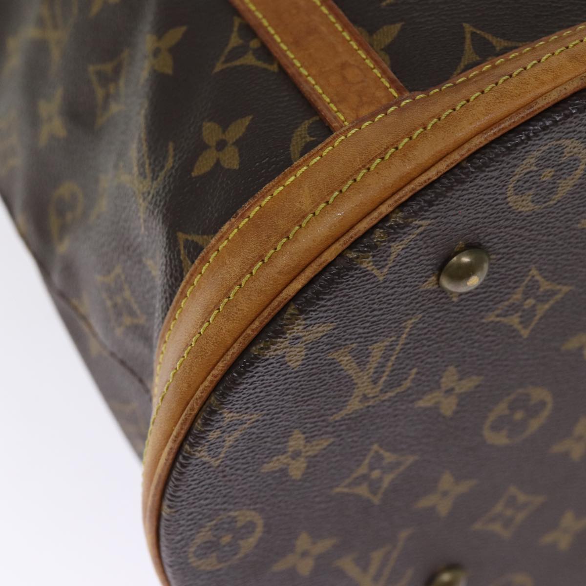 LOUIS VUITTON Monogram Bucket GM Shoulder Bag M42236 LV 75896