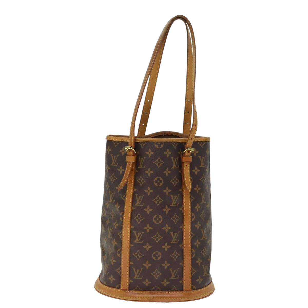 LOUIS VUITTON Monogram Bucket GM Shoulder Bag M42236 LV 75896