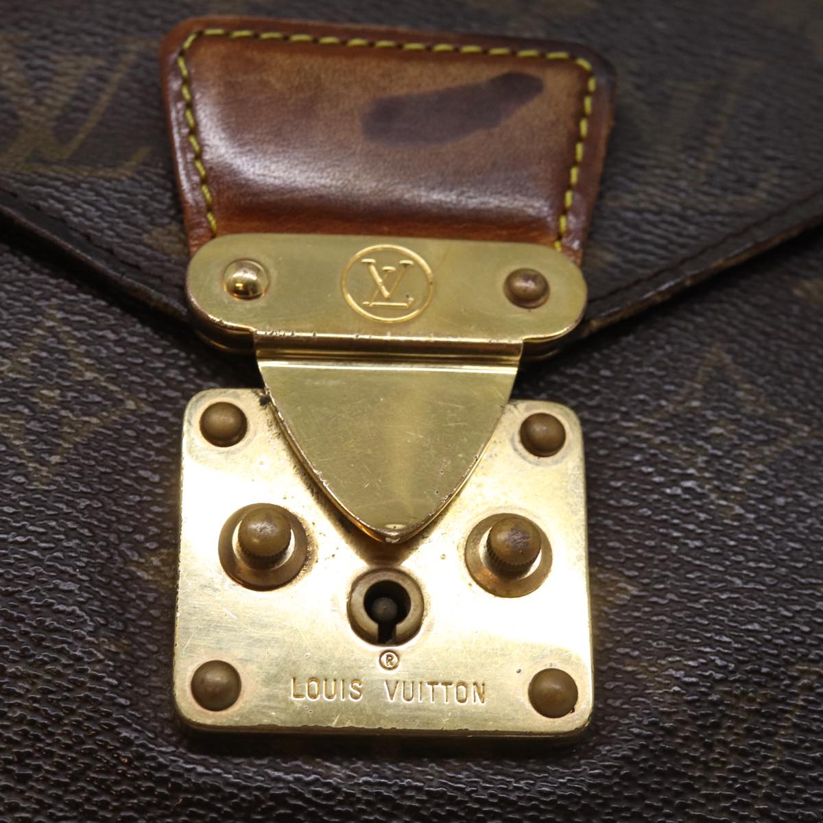 LOUIS VUITTON Monogram Porte Documents Senatur Briefcase M53335 LV 75898
