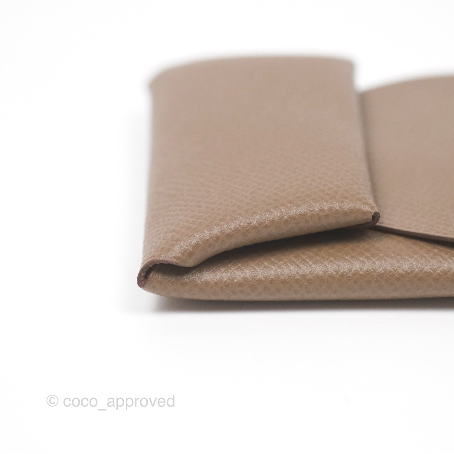 Hermès Bastia Coin Purse Etoupe