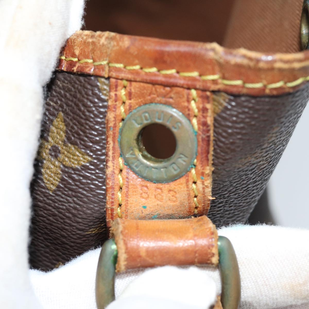 LOUIS VUITTON Monogram Noe Shoulder Bag M42224 LV 75910