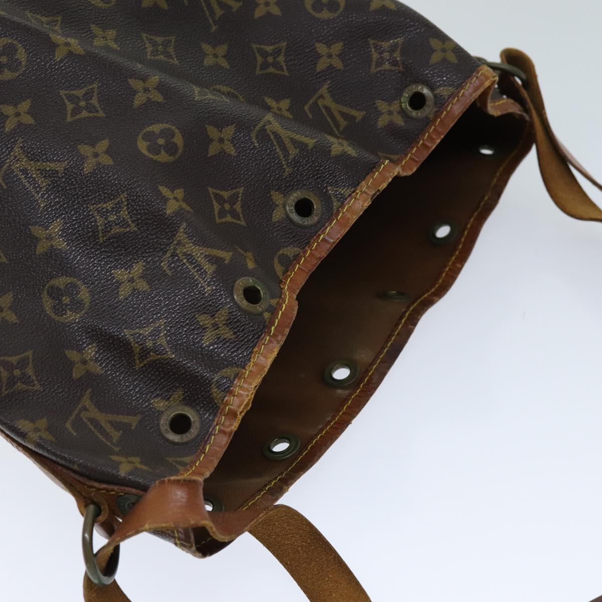 LOUIS VUITTON Monogram Noe Shoulder Bag M42224 LV 75910