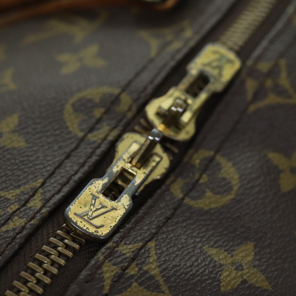LOUIS VUITTON Monogram Keepall 50 Boston Bag M41426 LV 75916