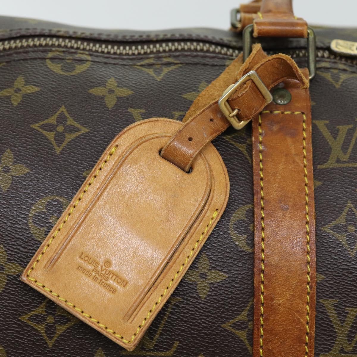 LOUIS VUITTON Monogram Keepall 50 Boston Bag M41426 LV 75916
