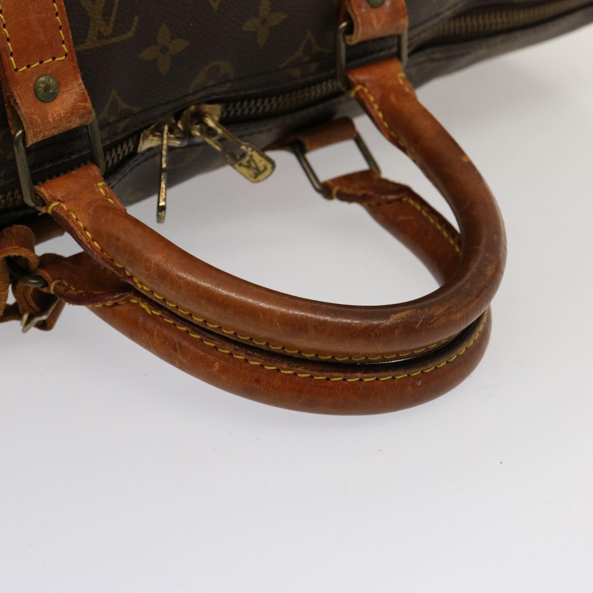 LOUIS VUITTON Monogram Keepall 50 Boston Bag M41426 LV 75916