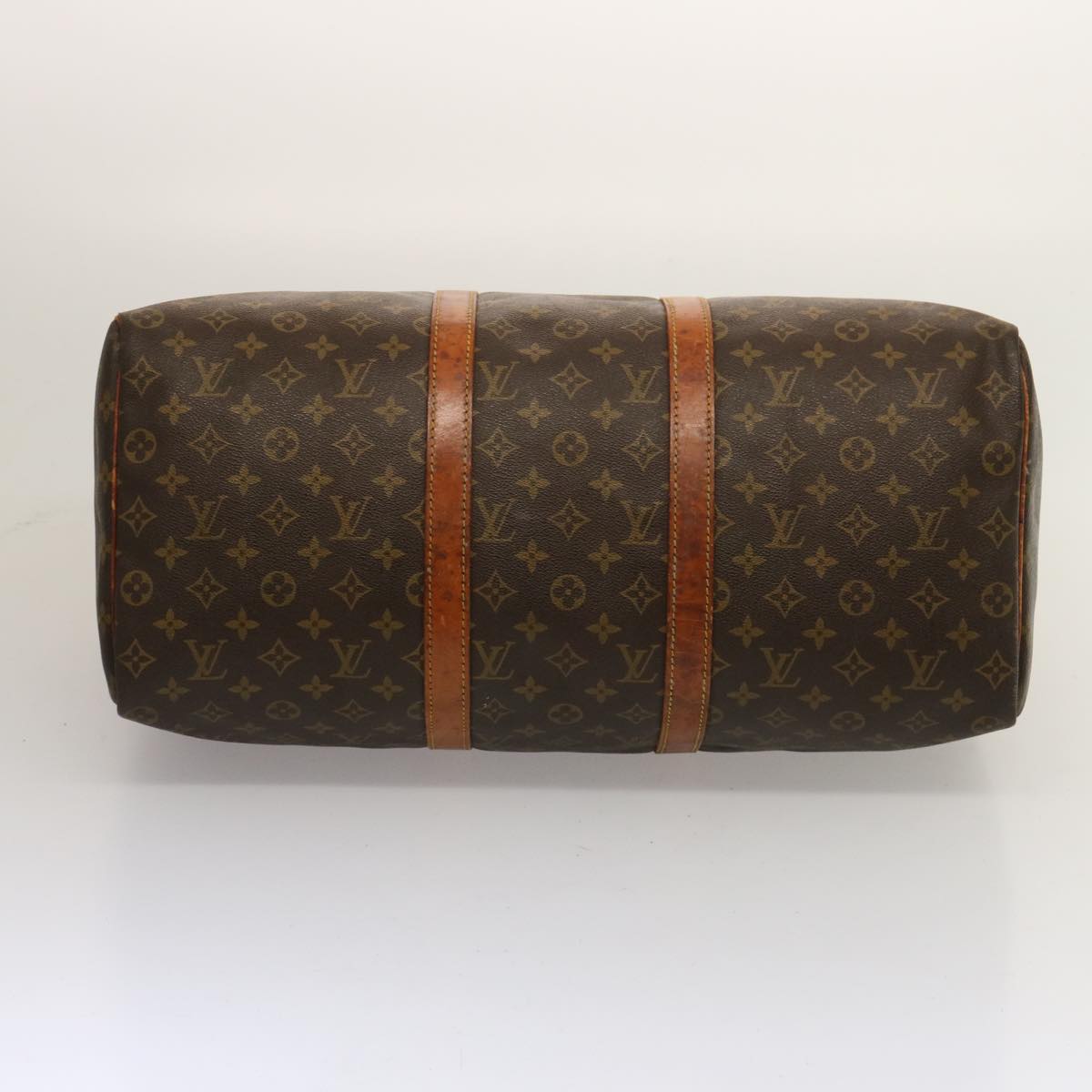 LOUIS VUITTON Monogram Keepall 50 Boston Bag M41426 LV 75916