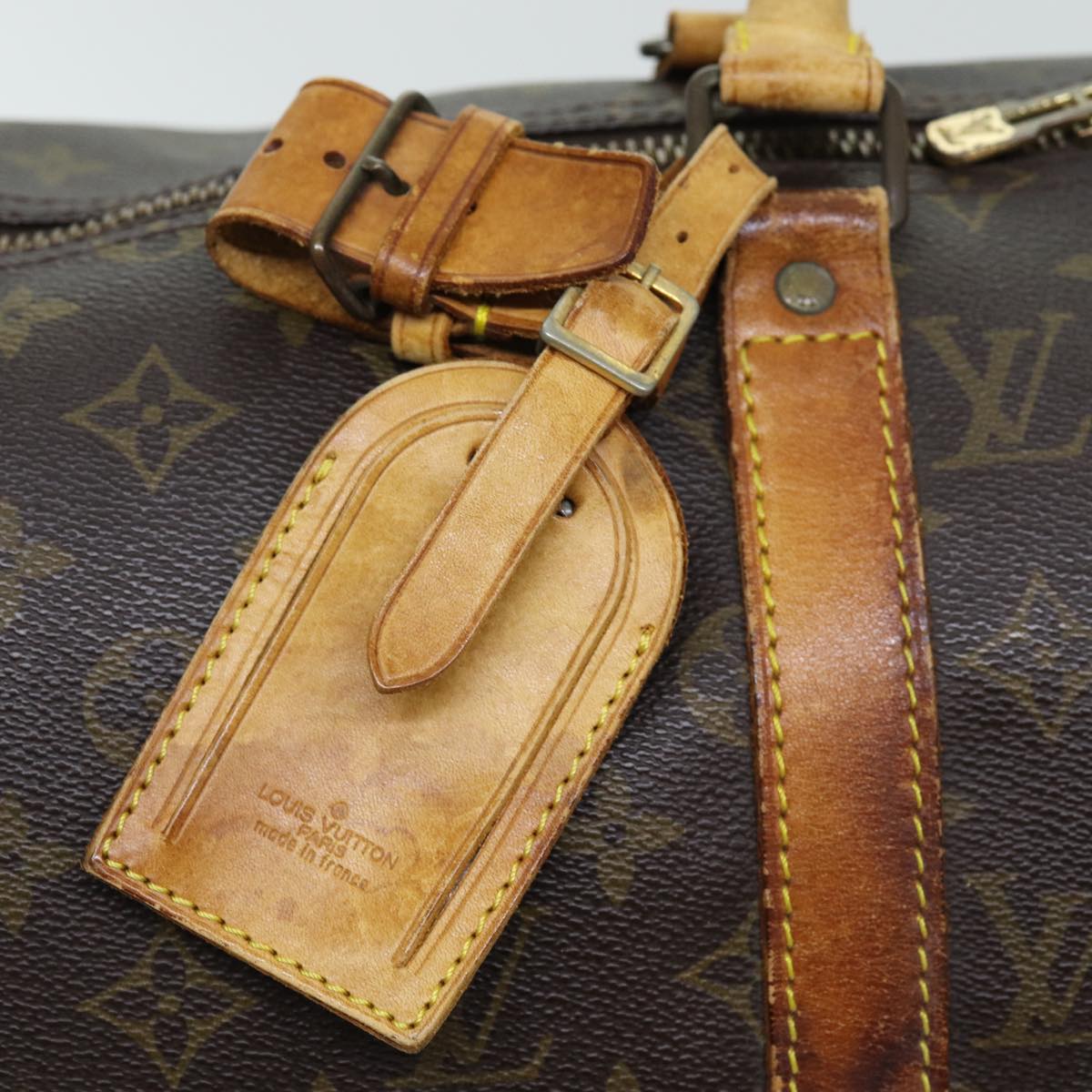 LOUIS VUITTON Monogram Keepall 50 Boston Bag M41426 LV 75917