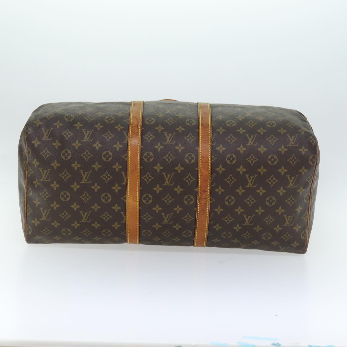 LOUIS VUITTON Monogram Keepall 55 Boston Bag M41424 LV 75920