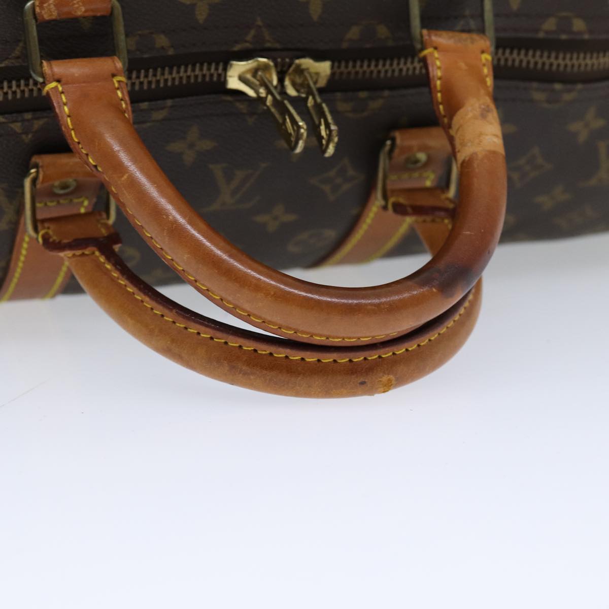 LOUIS VUITTON Monogram Keepall 55 Boston Bag M41424 LV 75920