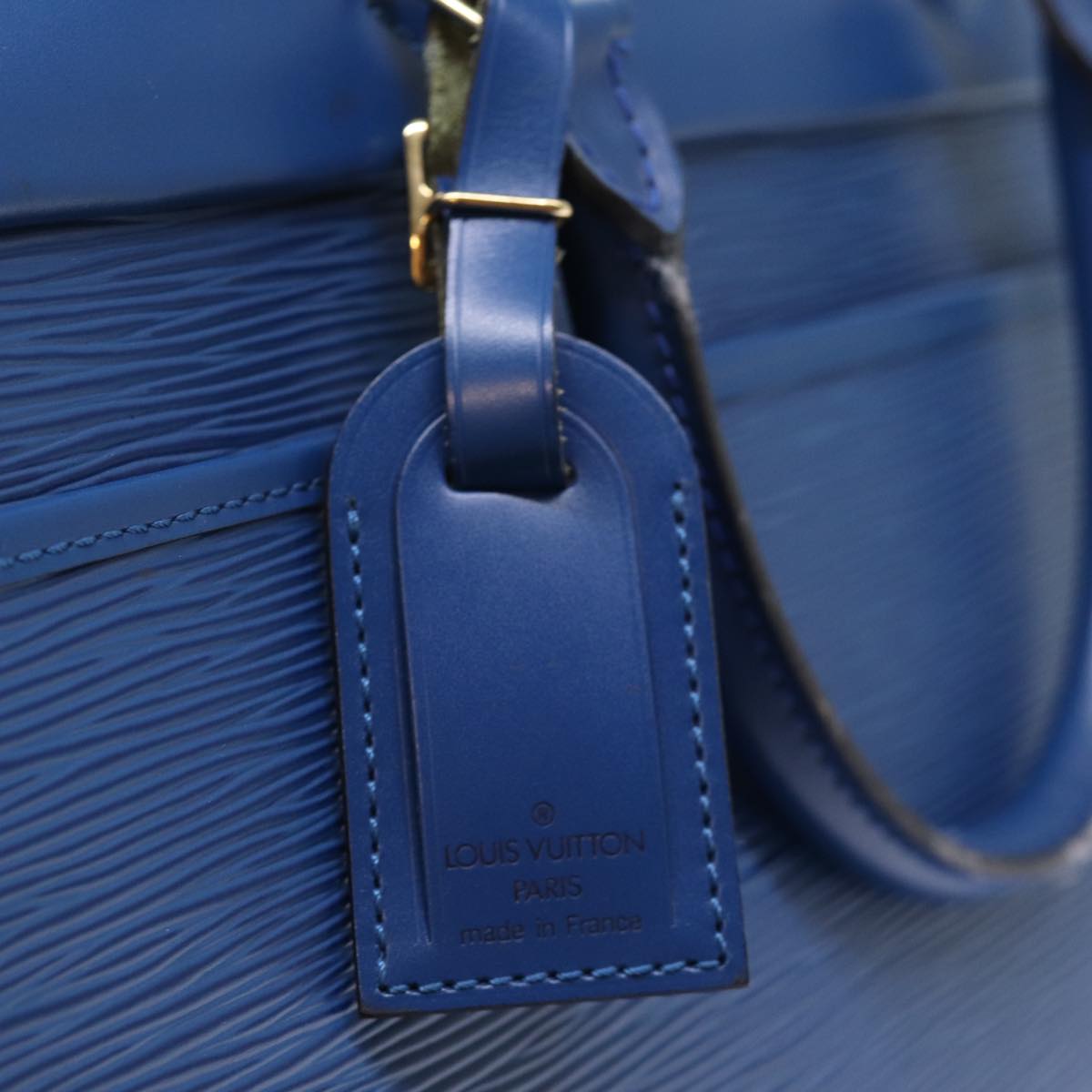 LOUIS VUITTON Epi Riviera Hand Bag Blue M48185 LV 75931