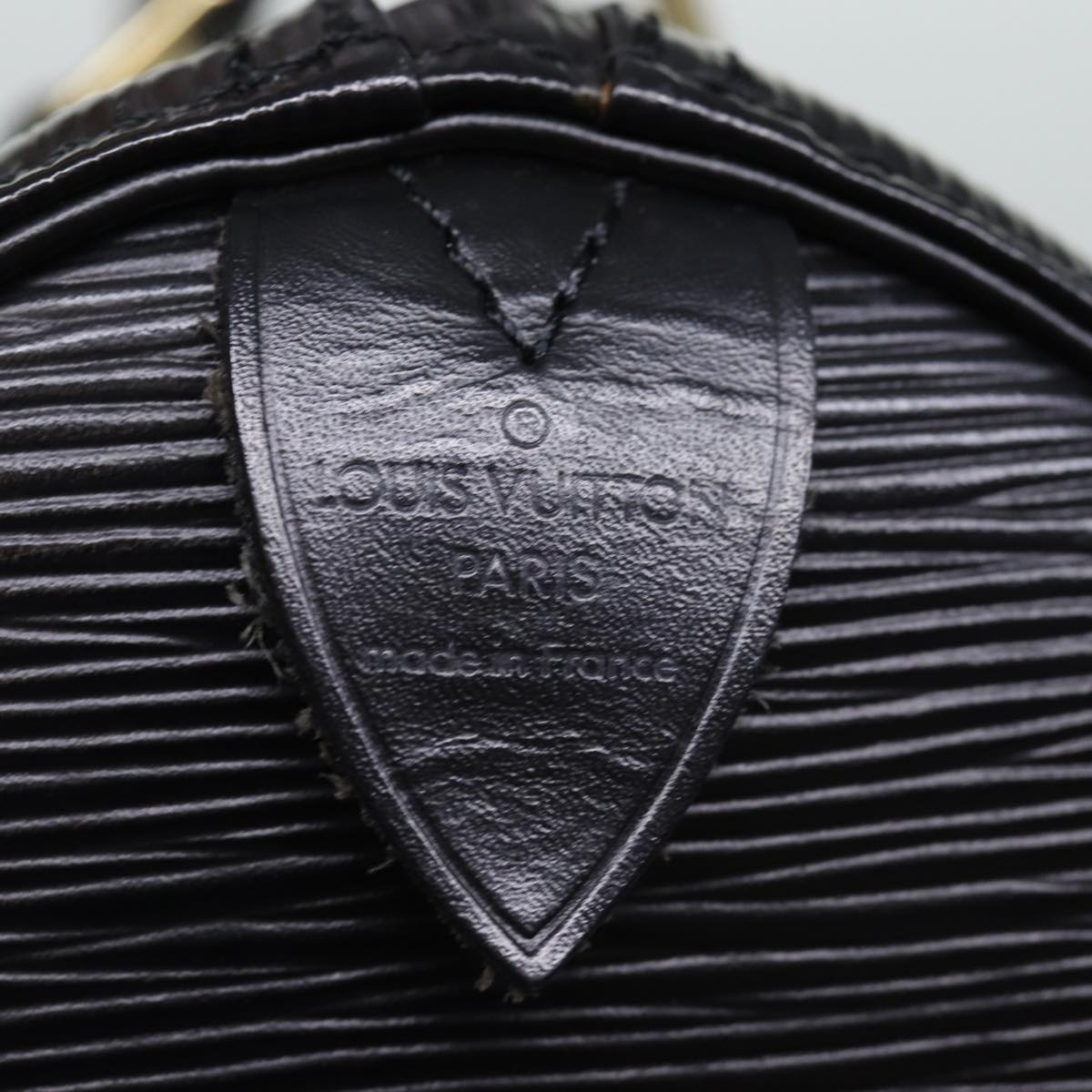 LOUIS VUITTON Epi Speedy 30 Hand Bag Noir Black M43002 LV 75933