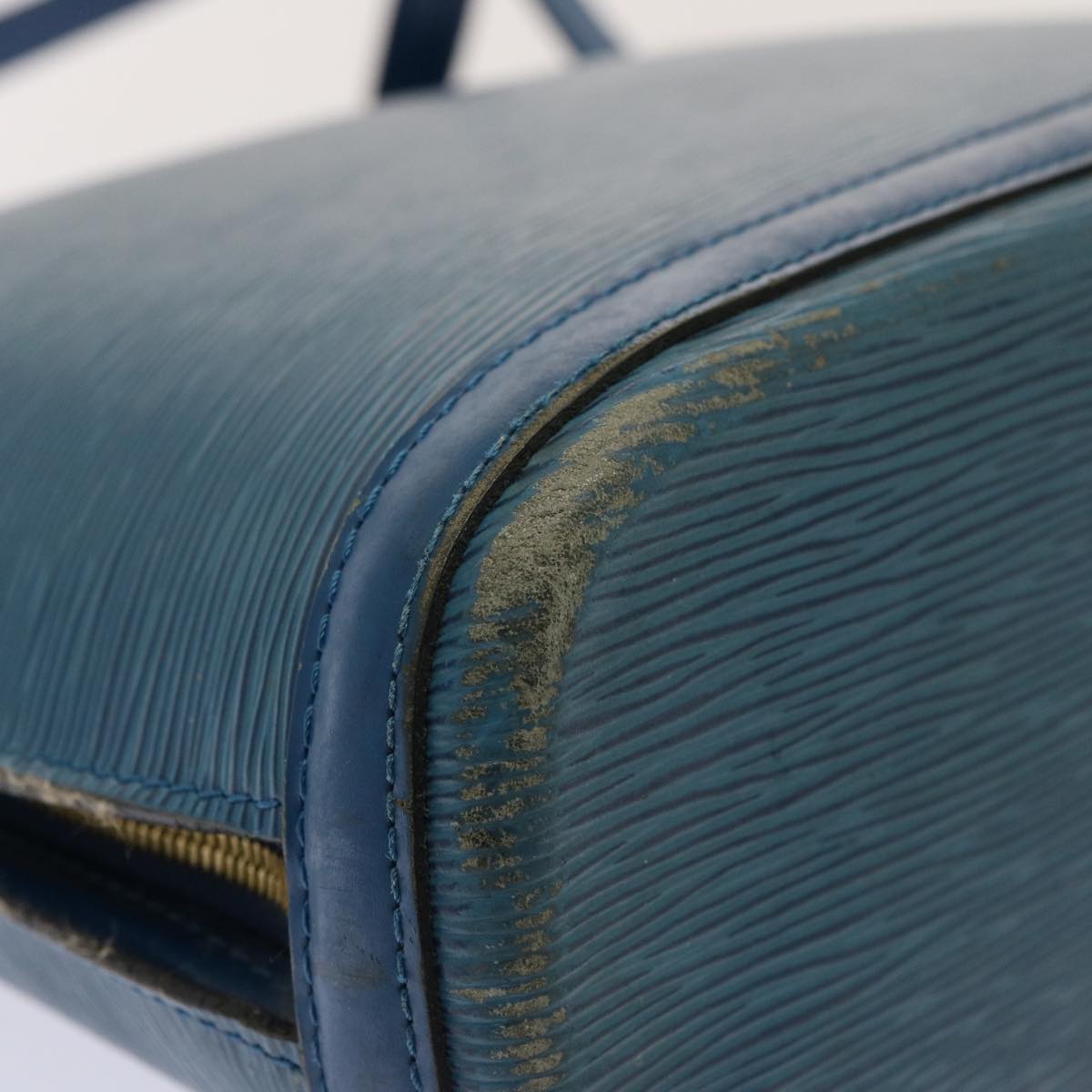 LOUIS VUITTON Epi Lussac Shoulder Bag Blue M52285 LV 75940