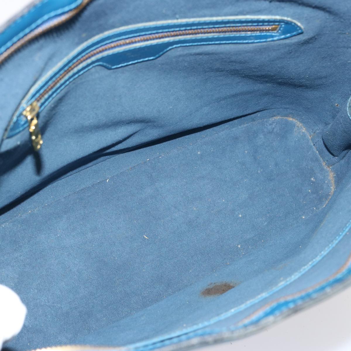 LOUIS VUITTON Epi Lussac Shoulder Bag Blue M52285 LV 75940