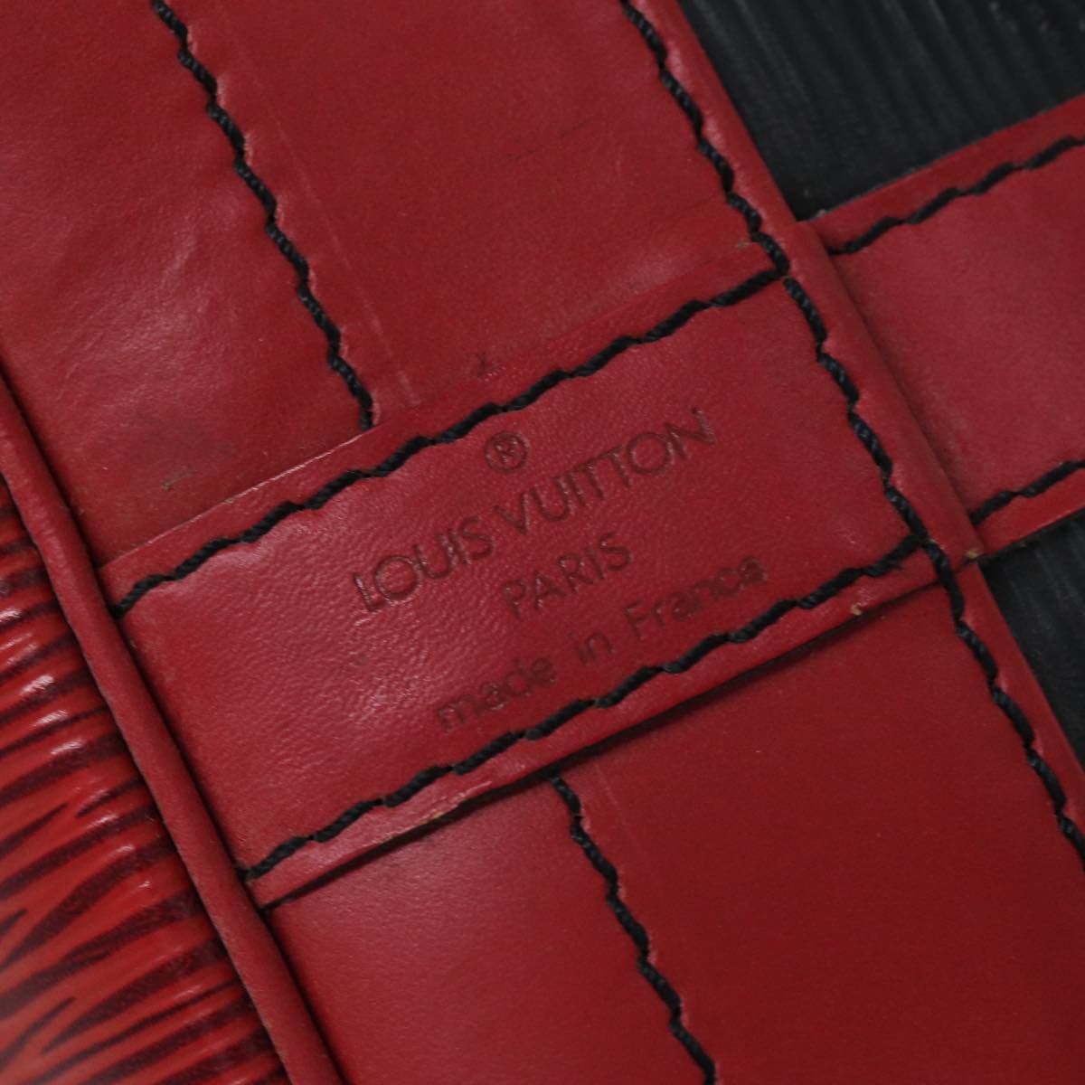 LOUIS VUITTON Epi Noe Shoulder Bag By color Black Red M44017 LV 75946
