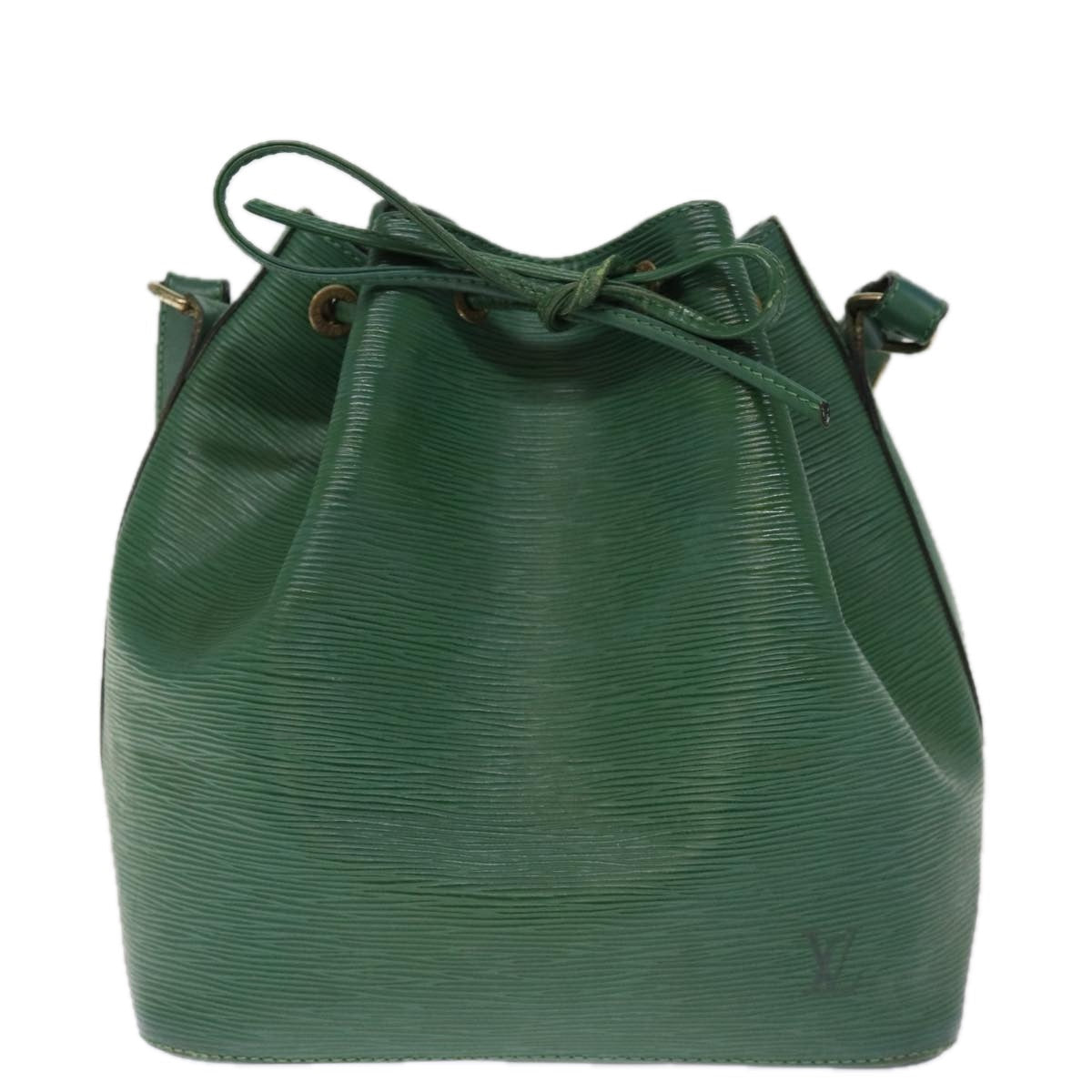 LOUIS VUITTON Epi Petit Noe Shoulder Bag Green M44104 LV 75947