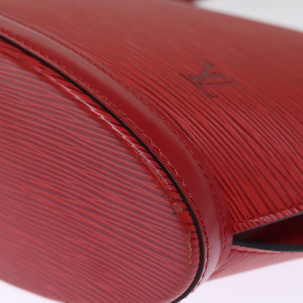 LOUIS VUITTON Epi Saint Jacques Poignees Long Hand Bag Red M52337 LV 75949